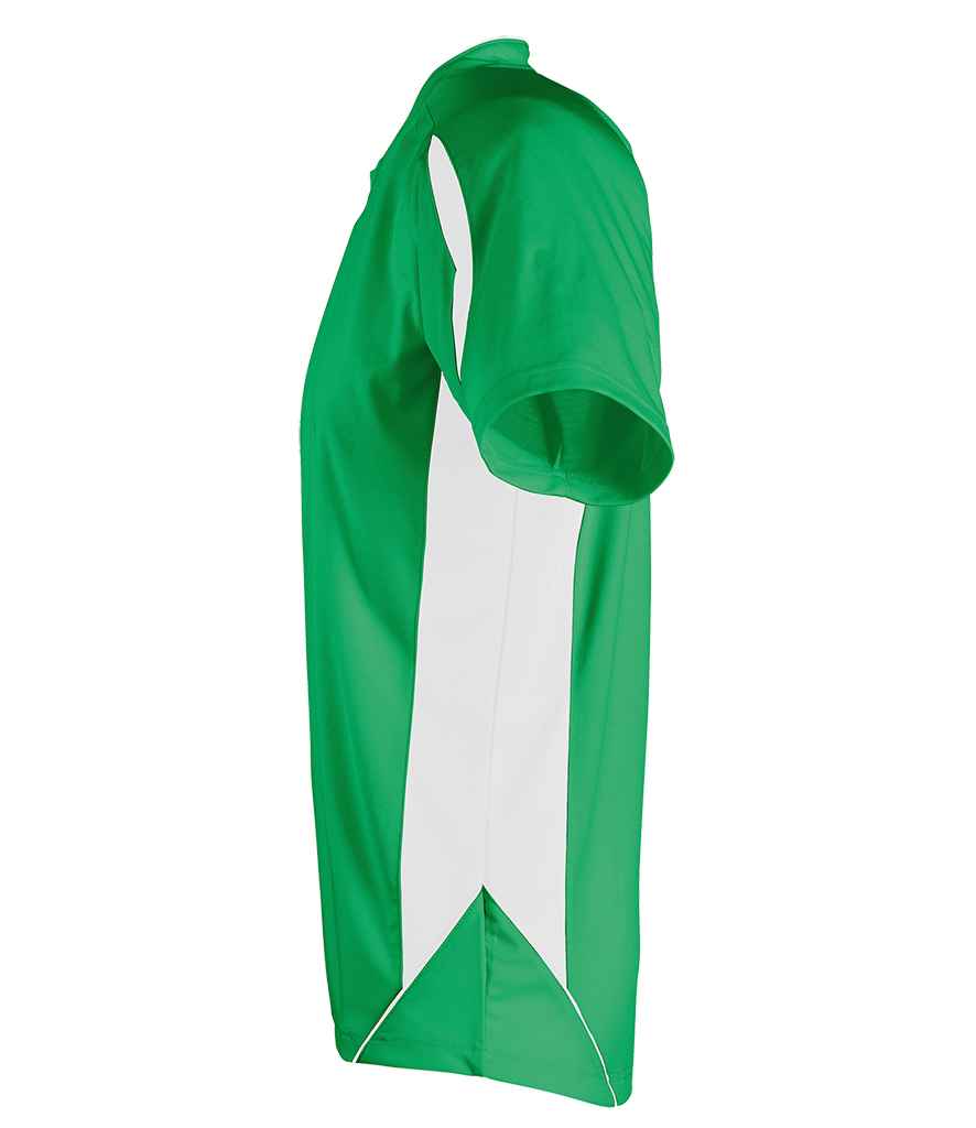 SOL'S Kids Maracana 2 Contrast T-Shirt - Green/White