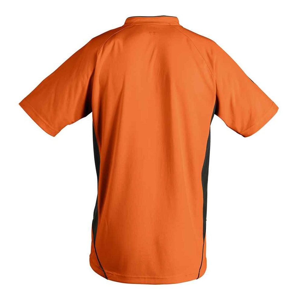 SOL'S Kids Maracana 2 Contrast T-Shirt - Orange/Black