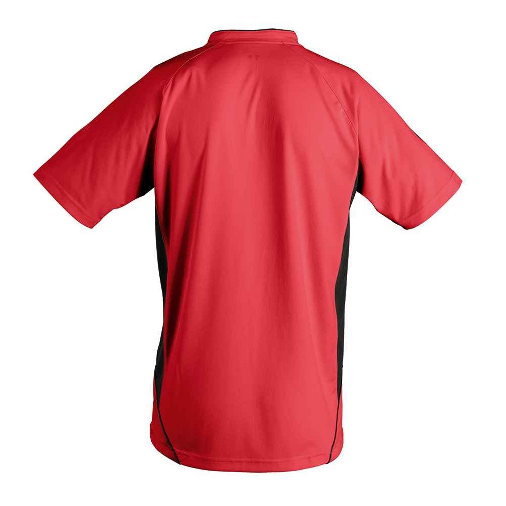 SOL'S Kids Maracana 2 Contrast T-Shirt - Red/Black