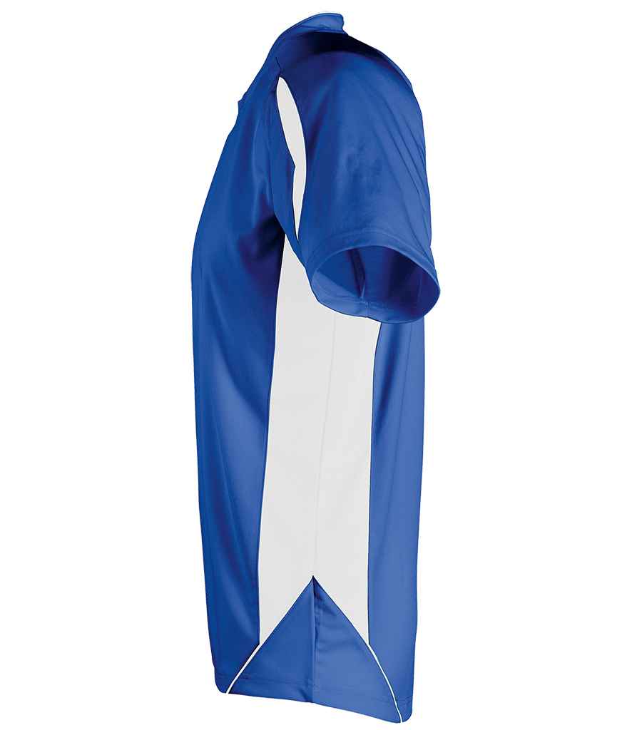 SOL'S Kids Maracana 2 Contrast T-Shirt - Royal Blue/White