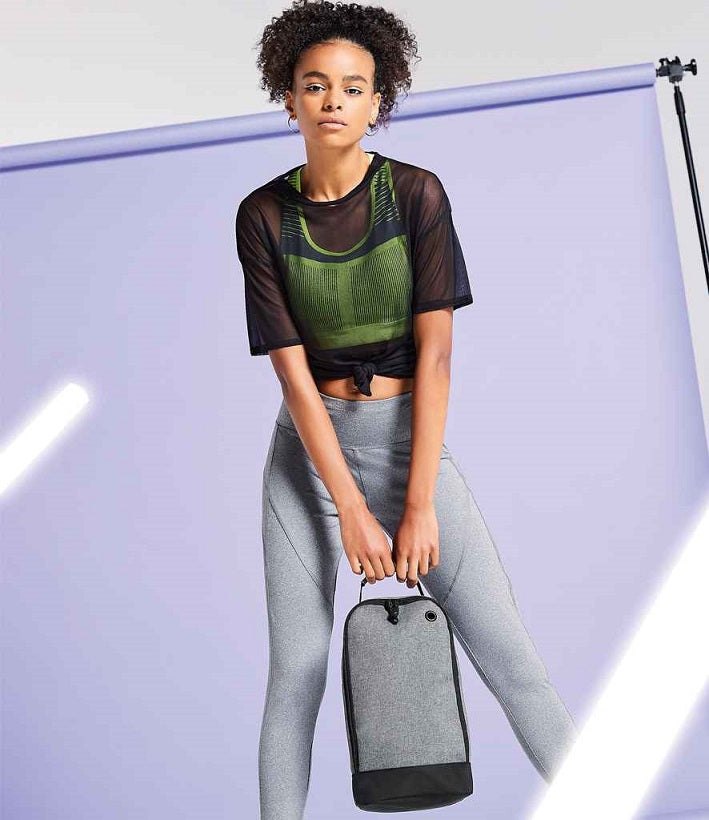 BagBase Athleisure Sports Shoe Bag - Grey Marl