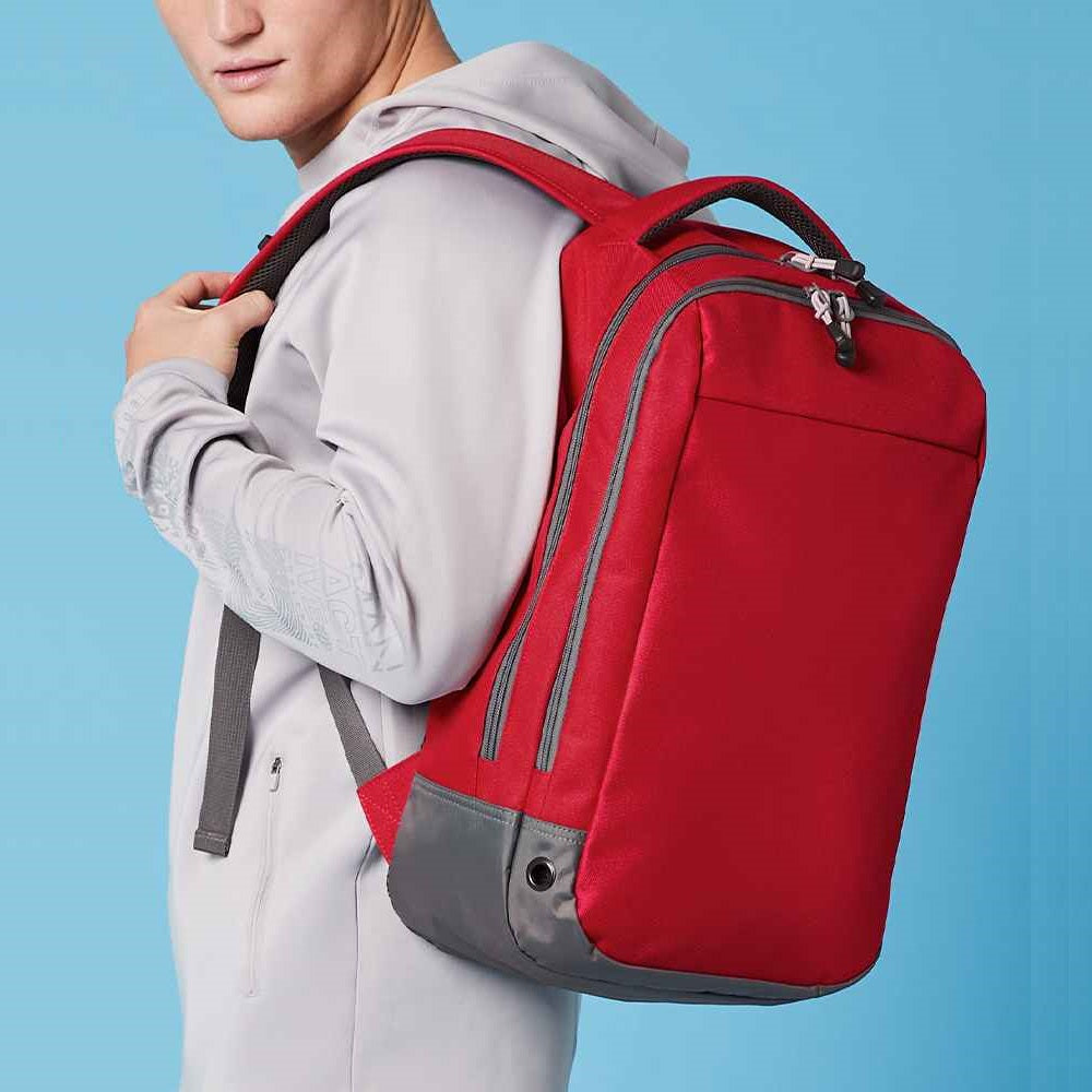 BagBase Athleisure Sports Backpack - Classic Red