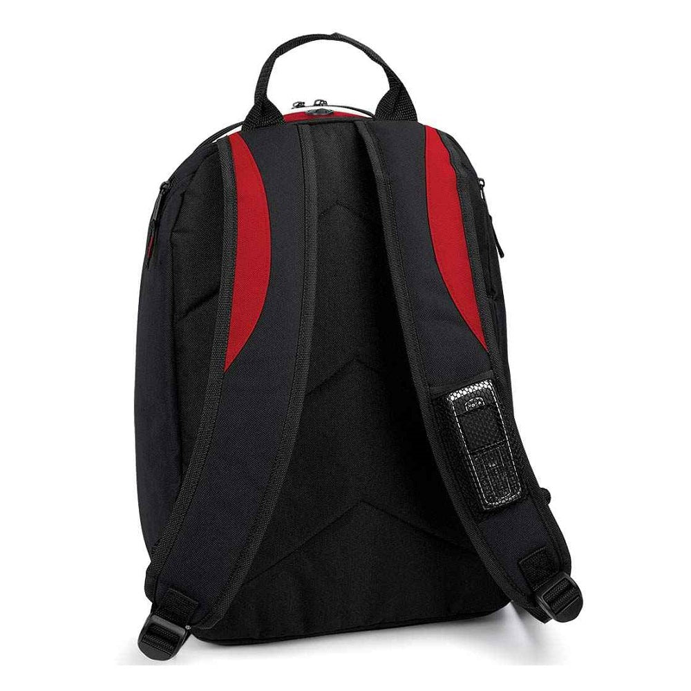 BagBase Teamwear Backpack - Black/Classic Red