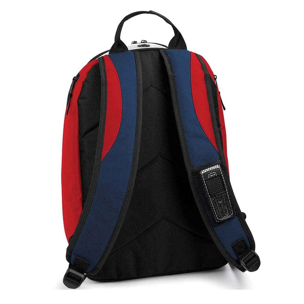 BagBase Teamwear Backpack - Navy/Red/White