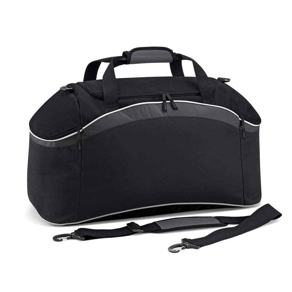 BagBase Teamwear Holdall - Black/Graphite Grey