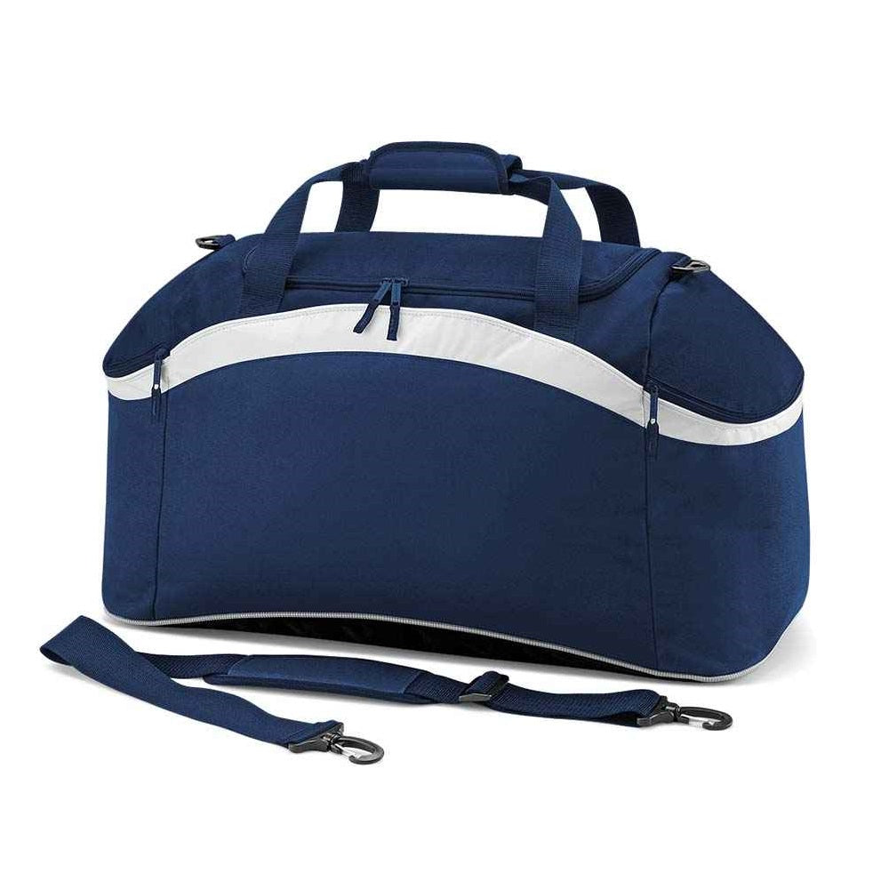 BagBase Teamwear Holdall - French Navy/White