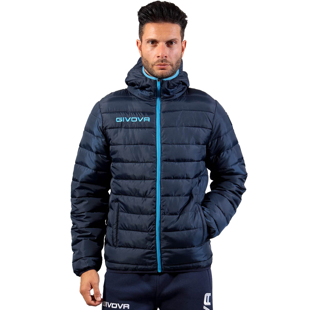 Givova Guibbotto Olanda Winter Jacket - Navy/Turquoise
