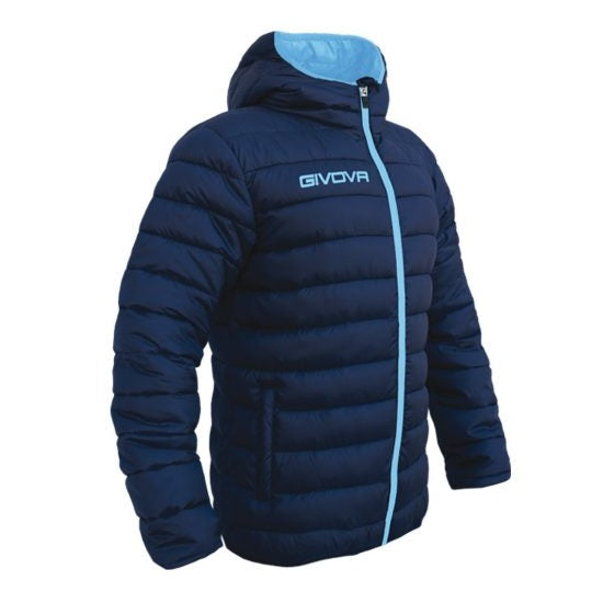 Givova Guibbotto Olanda Winter Jacket - Navy/Turquoise