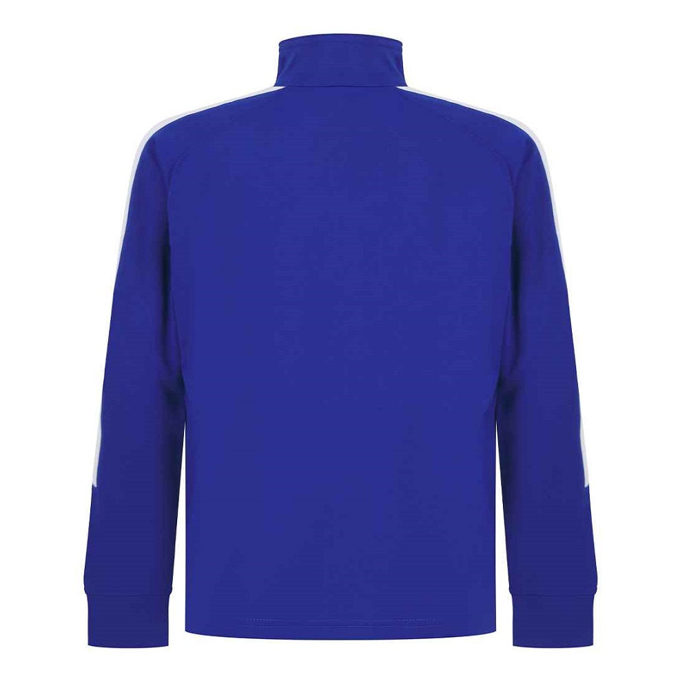 Finden and Hales Kids Knitted Tracksuit Top - Royal Blue/White