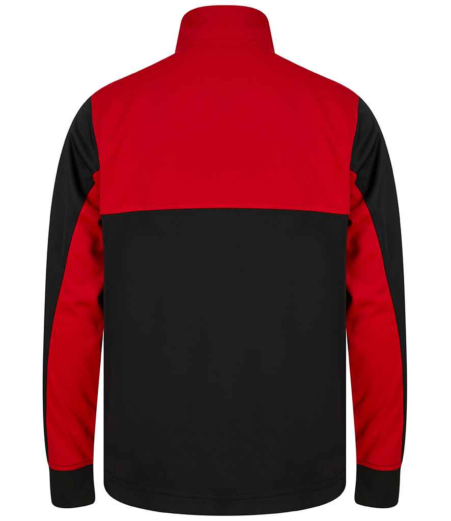 Finden and Hales 1/4 Zip Tracksuit Top - Black/Red