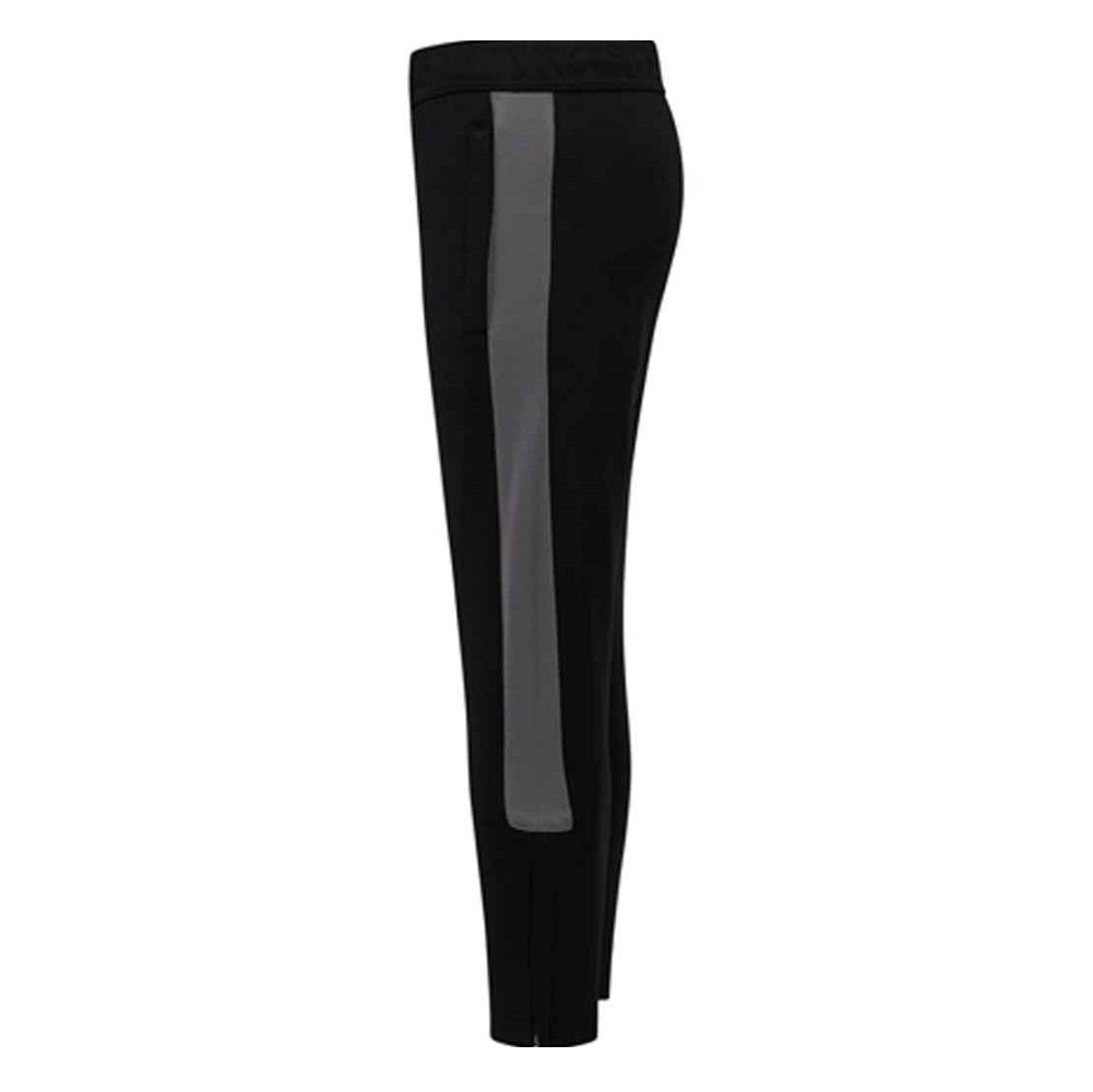 Finden and Hales Knitted Tracksuit Pants - Black/Gunmetal