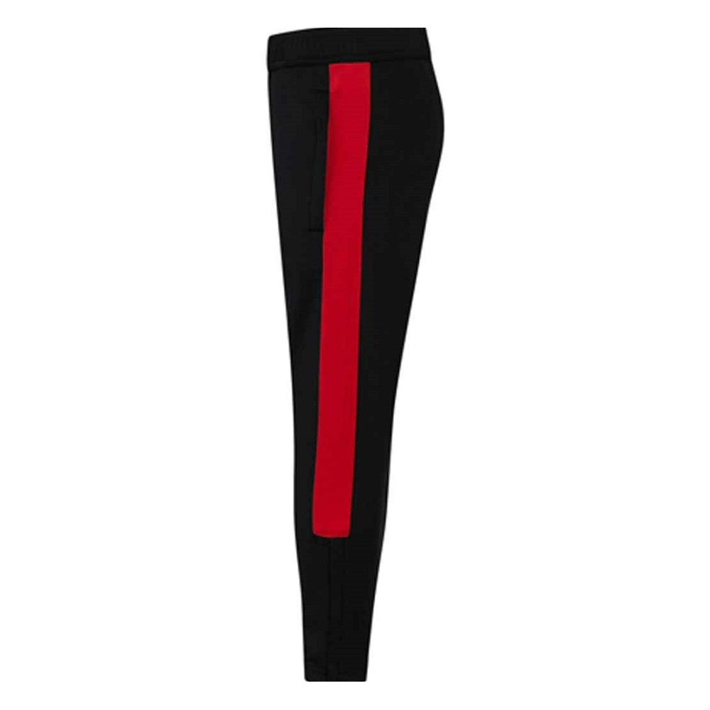 Finden and Hales Kids Knitted Tracksuit Pants - Black/Red