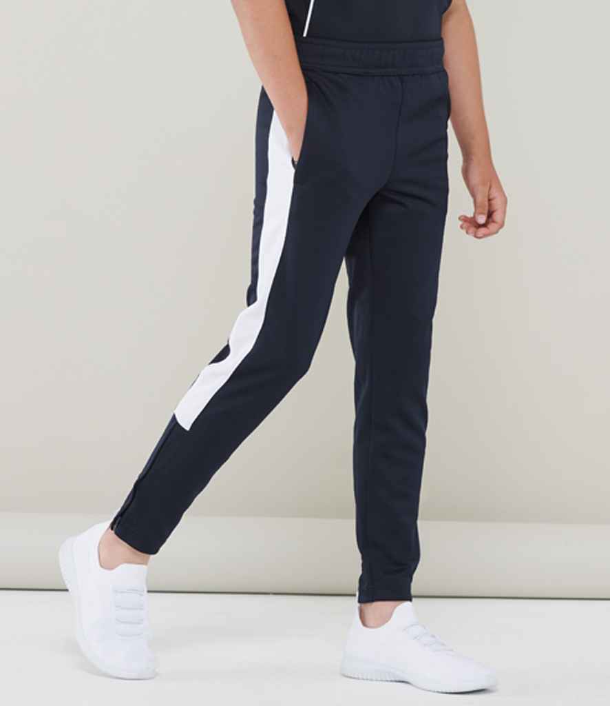 Finden and Hales Kids Knitted Tracksuit Pants - Navy/White