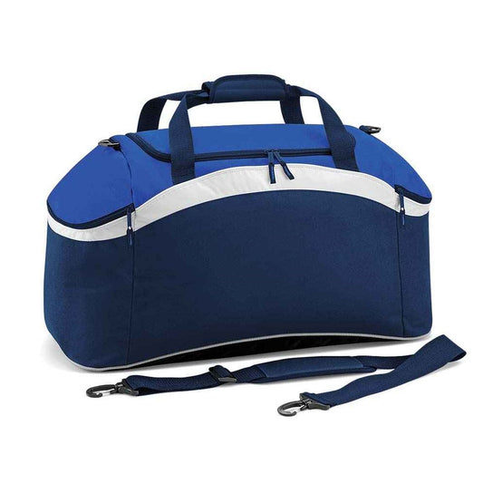 BagBase Teamwear Holdall - French Navy/Bright Royal/White
