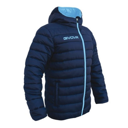 Givova Guibbotto Olanda Winter Jacket - Navy/Turquoise