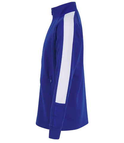 Finden and Hales Kids Knitted Tracksuit Top - Royal Blue/White