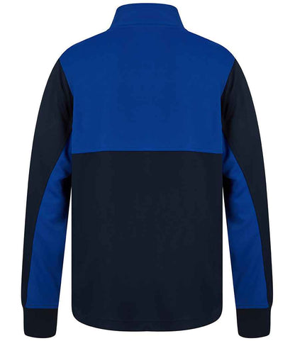 Finden and Hales 1/4 Zip Tracksuit Top - Navy/Royal Blue