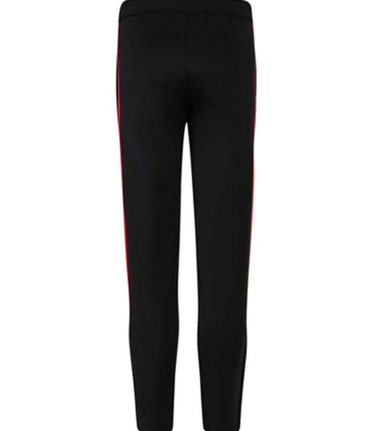 Finden and Hales Kids Knitted Tracksuit Pants - Black/Red