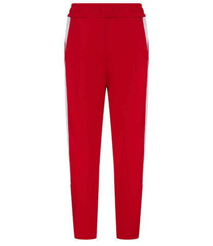 Finden and Hales Kids Knitted Tracksuit Pants - Red/White